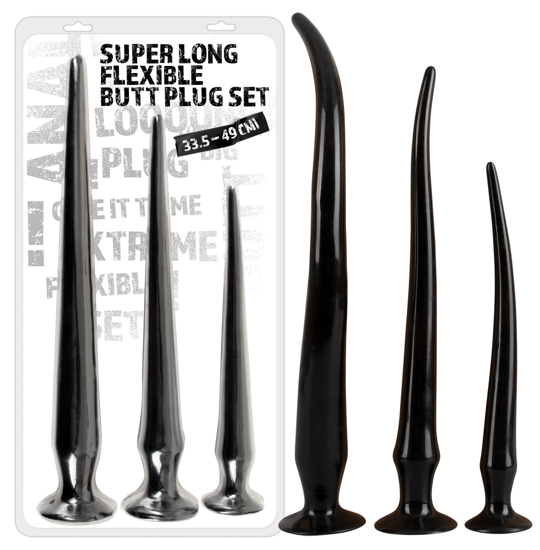 Super Long Flexible Butt Plug Set