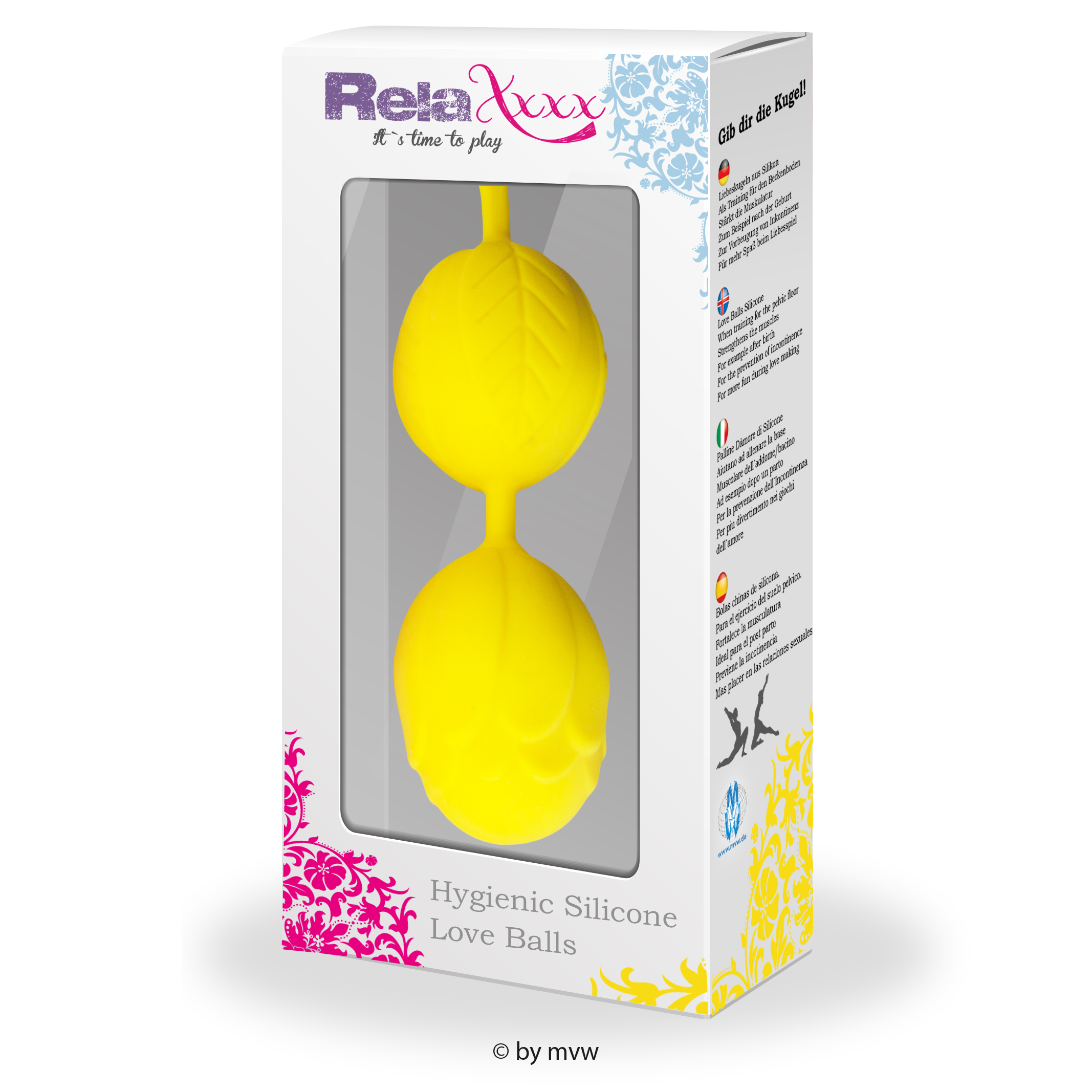 RELAXXXX LOVE BALLS YELLOW